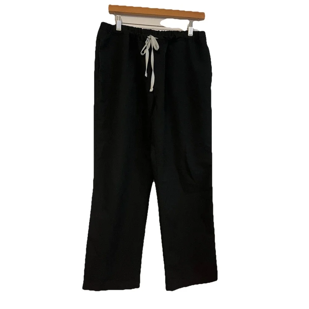 FIGS Men's Pisco Basic Scrub Pants‎ Medium Black Medical Uniform Scrubs